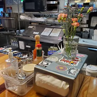 interior, sushi and sashimi