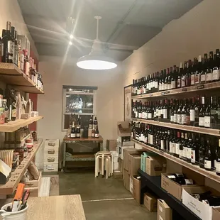 Wines from around the world inside !