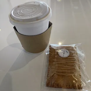 Coffee and pop tart