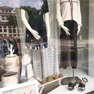 Outside the store front in Old Worthington