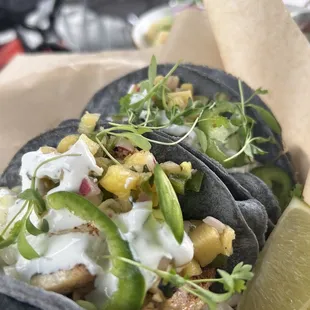 Grouper tacos, super delicious