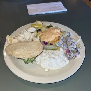 From the salad bar
