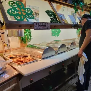 The steam  table. Always fresh and consistently good .