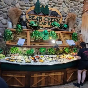 Tge soup and salad bar. Read the review.