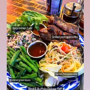Everything that was on the deluxe meal