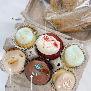 Mini Bird Blue Vanilla Mini Southern Red Velvet Mini Fresh Strawberry