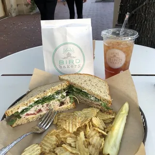 Tarragon Chicken Salad Sandwich