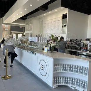 the interior of the restaurant