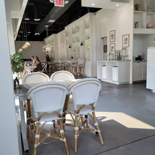 the interior of the restaurant