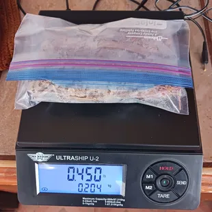 "Half a pound' of Bird Dog BBQ Brisket