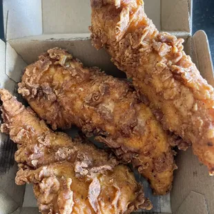 Jumbo Fried Chicken Tenders (3 pcs) $9