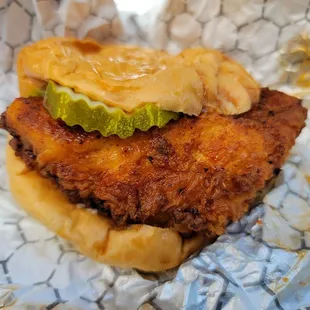 Hot Chicken Sandwich
