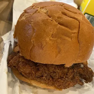 Chicken Sandwich spice level 1
