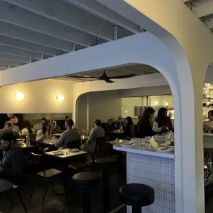 View inside restaurant