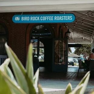 Outside of Bird Rock Coffee Roasters Encinitas