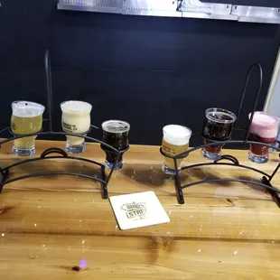 Beer flights!