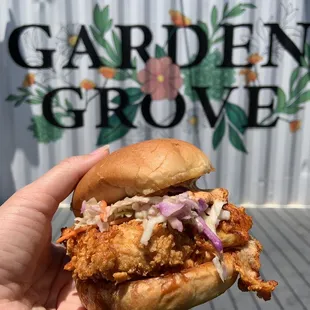 Yummy Nashville Hot Sandwich that they are known for. Highly recommended 6.10.21