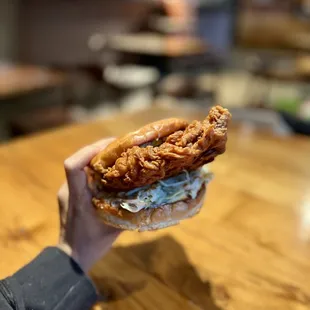Fried Chicken Breast Sandwich - Spicy Falcon