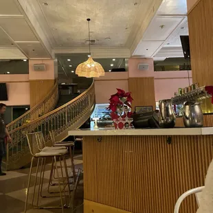 Stairwell &amp; bar area