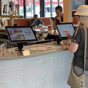 Tablets for ordering