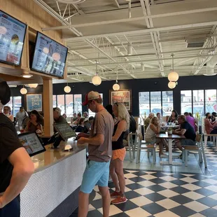 Inside ordering at the IPAD stations