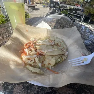 Pupusas de queso