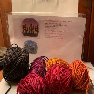Saguaro Beanie Kit by Nancy Bates at Birdhouse Yarns