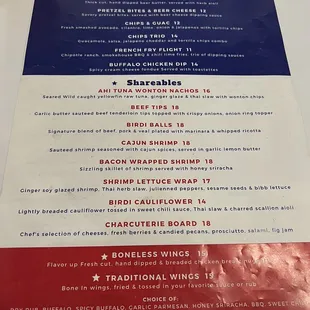 Food Menu