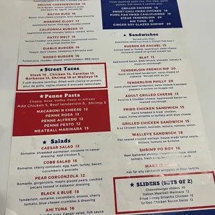 Food Menu