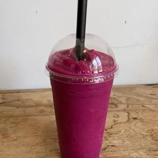 Smoothie with pataya as base