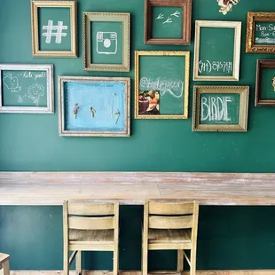 Cute seating area!