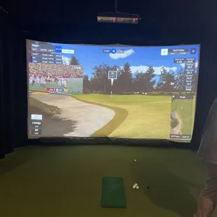 Three simulators in the back