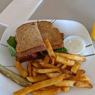 BLT on Wheat with Fries