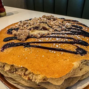 Blueberry Cobbler Pancakes