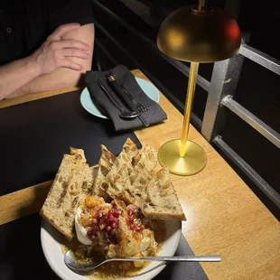 Sweet potato burrata