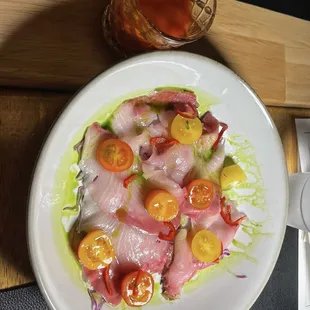 Hamachi Crudo