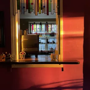 Sunset on another beautiful day at Birdie's Cafe