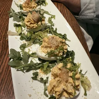 Caesar Deviled Eggs