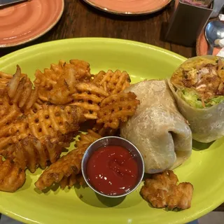 Tikka Fried Chicken Wrap