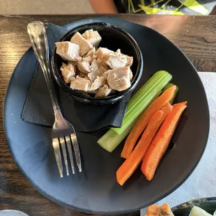 Kids grilled chicken meal