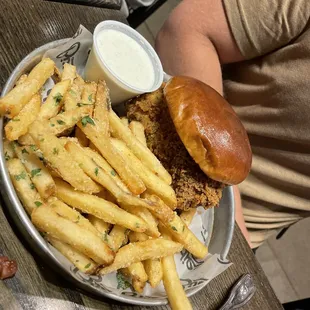 a plate of food