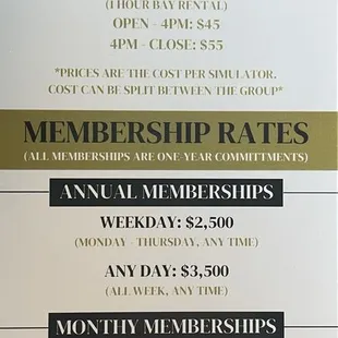 Memberships for leagues and daily rates!  Groups are so affordable!