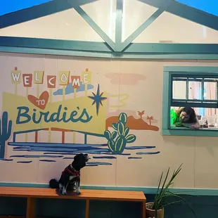 Dog friendly patio
