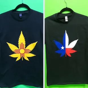 Zia Leaf and Texas Leaf Tees