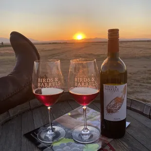 Amazing Grenache and sunset!