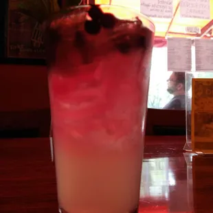 Blueberry hard lemonade!