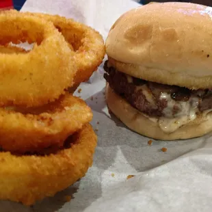 Mushroom Swiss burger