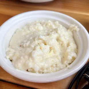Side of grits (billed as cheesy grits, but there was no cheese)