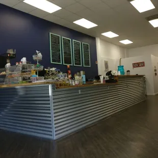 a view of the counter