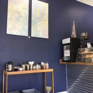a view of the coffee bar
